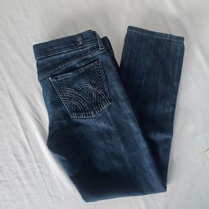 7 For All Mankind Jeans Straight Leg Flood Women's 29